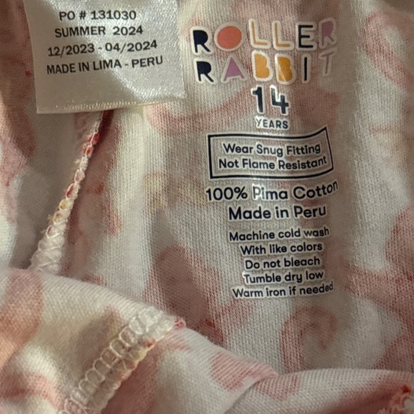 Roller Rabbit PJs and Bag - Picture 6 of 9